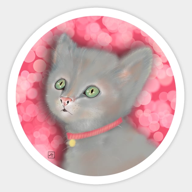 Sweet kitten cute cat Sticker by nasia9toska